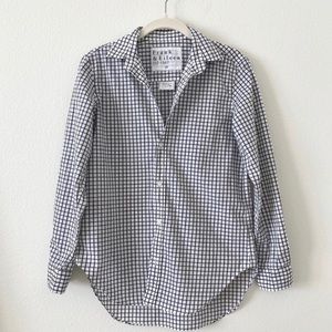 Frank & Eileen “Frank” Check Print Shirt Size XS